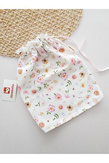 ilkimbebe Stylish Floral Patterned Care Pouch for Baby and Child