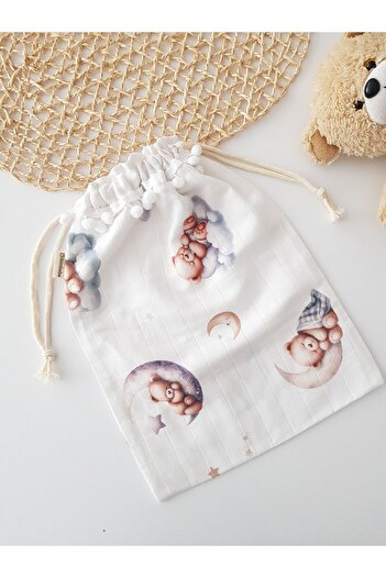 ilkimbebe Bear Baby Care Bag - Sleeping
