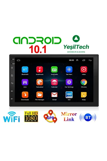 EXVOL Exw-x100 أندرويد الوسائط المتعددة 2 جيجابايت/32 جيجابايت + كاميرا وقوف السيارات مزدوجة الشريط 7 بوصة Hd Ips العرض يوتيوب