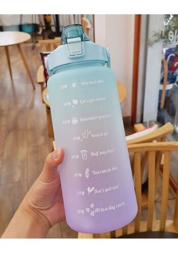 OSMEY Motivation Water Bottle 2000 Ml Water Bottle - Bpa Free