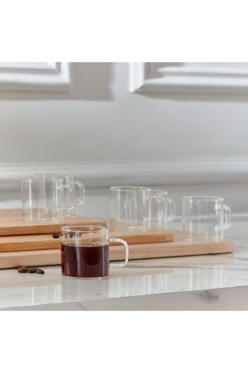 Home Box Sip Savor 6-Piece Glass Mug Set