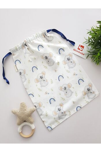 ilkimbebe Koala Patterned Baby and Child Care Pouch