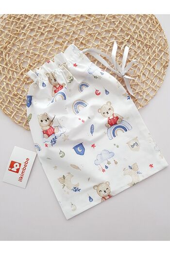 ilkimbebe Teddy Bear Care Pouch for Baby and Child Care