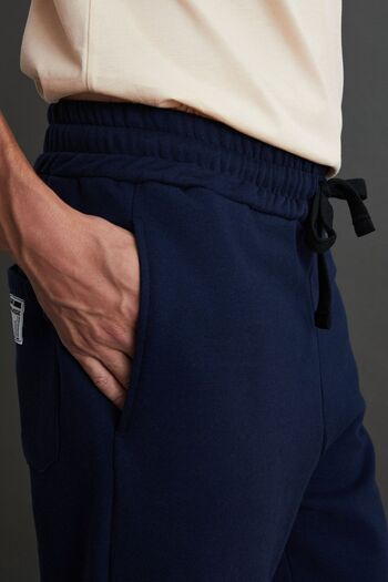 GRIMELANGE Ανδρικό φούτερ Navy Blue Comfort - Μαλακό, ράστερ και ελαστικό