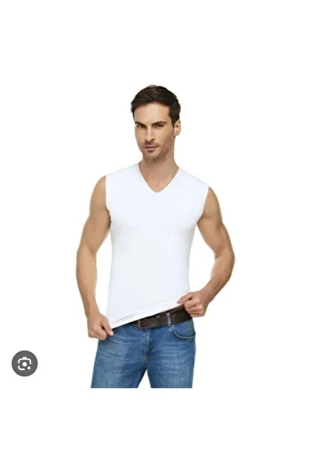 Tutku 6 Men's Elastane - V-Neck Zero Sleeve
