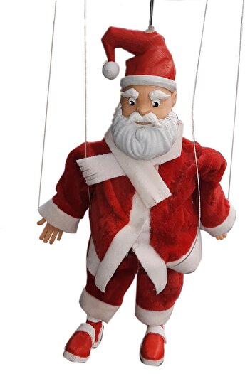 Uçaneller Kuklaevi Stringed Santa Claus Puppet