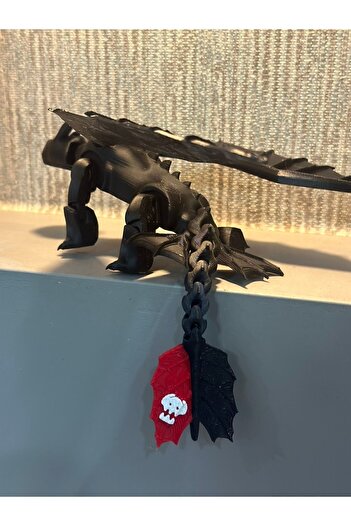 Genel Markalar Dişsiz (toothless) Ejderhanı Nasıl Eğitirsin Hareketli Figürü - 20 Cm ( 1 Adet ) ( Siyah )