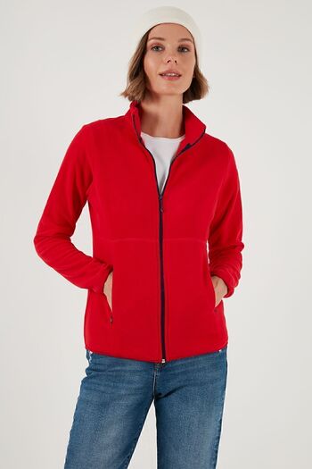 Lela Fleece Cardigan Slim Fit Zippered - CARDIGAN 5907012