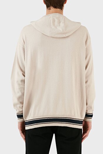 Armani Exchange Cotton and Wool Blend Regular Fit Hooded Sweater Men's SWEATER 6RZM2A ZM3FZ 1934