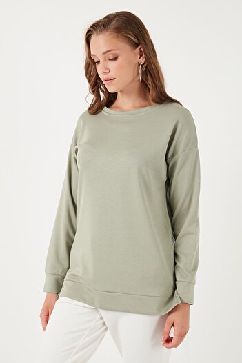 Lela Oversize Stretch Sweat - Crew Neck 5865877