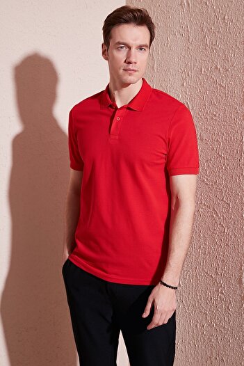 Buratti Cotton Regular Fit Buttoned Polo Collar T Shirt Men's POLO NECK T SHIRT5902739