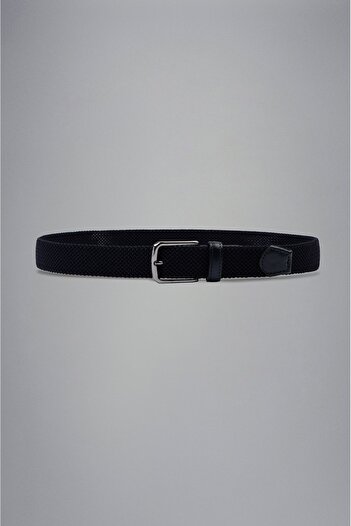 PAUL&SHARK Men's Woven Belt C.W. Elastic Fabric