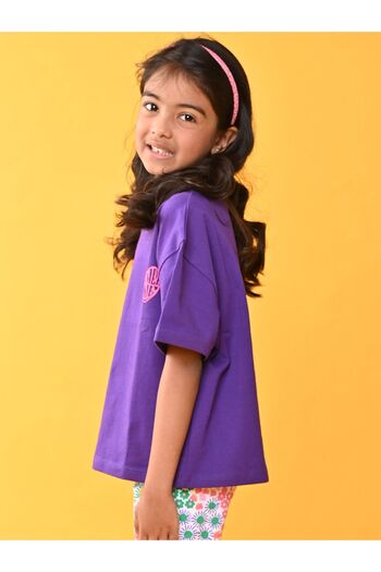 Anthrilo By Styli Mini Heart Print Round Neck T-Shirt