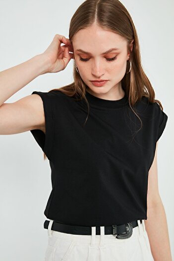 Lela Crew Neck 100% Cotton Basic T Shirt T Shirt5864121