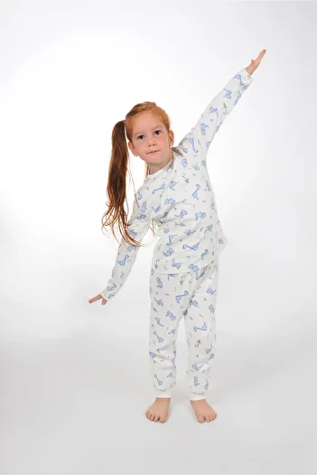 Messido Children's Pajamas 1-5 Years Dinosaur Pattern