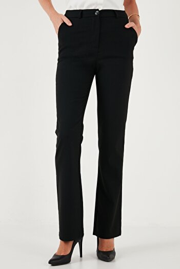 Lela Yüksek Bel Regular Fit Bol Paça Pantolon  PANTOLON 611PL030W4