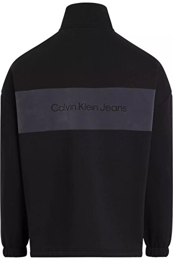 Calvin Klein Half Zip Colorblock Coat