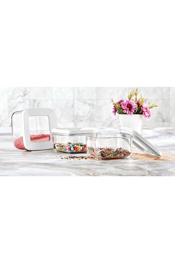 VİP AHMET 3 Pieces 350 Ml Square Storage Container
