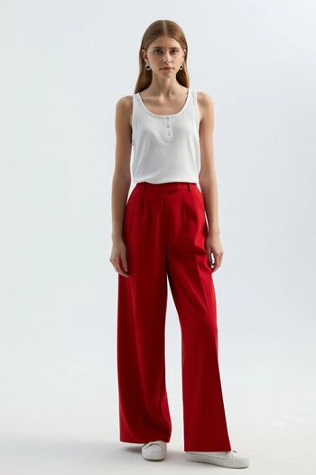 Hiccup Crew Neck - Buttoned Strap T-Shirt