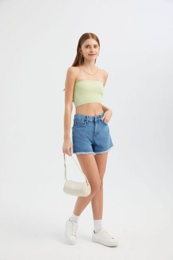 Hiccup Basic Sleeveless Crop Top