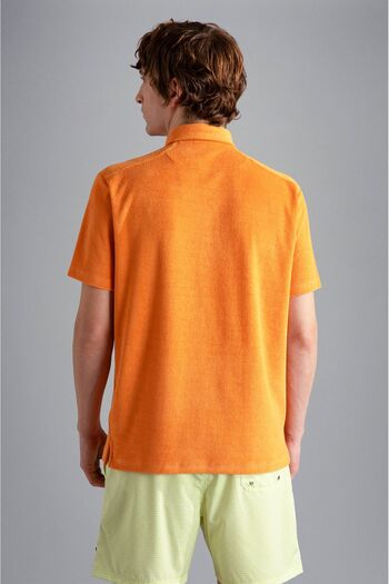 PAUL&SHARK MEN'S KNITTED POLOSHIRT C.WCOTTON