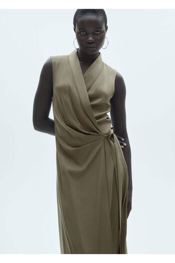 MANGO Woman 100% Lyocell Dress