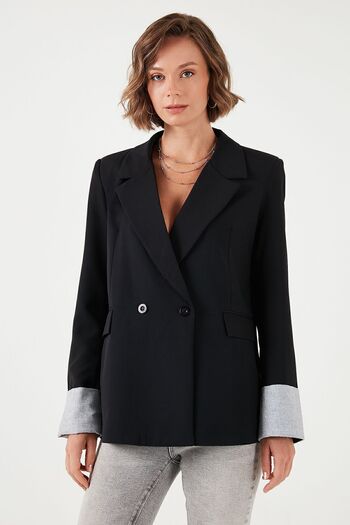 Lela Regular Fit Kruvaze Yaka Blazer Ceket  CEKET 611BC00025