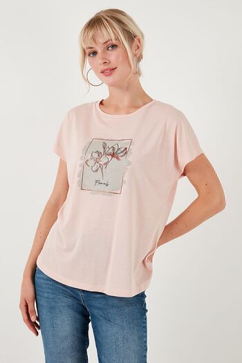 Lela Crew Neck Printed T-Shirt - Regular Fit6671002