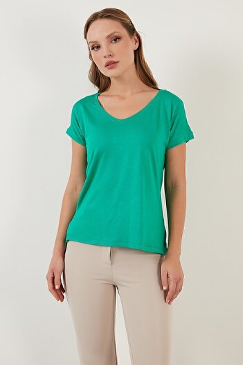 Lela V Yaka Rahat Kesim Bluz Bluz 5862000