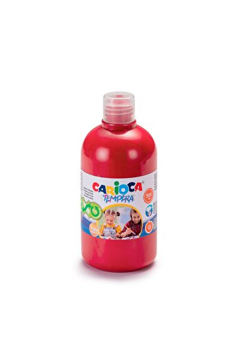 CARIOCA Tempera Parmak Suluboya Süper Yıkanabilir Kırmızı 500 ml