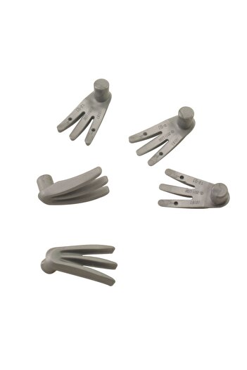 LEGO Moc Custom Akseusar Minifigure Weapon Super Heroes X-Men Wolverine Silver Claw 2 Pieces
