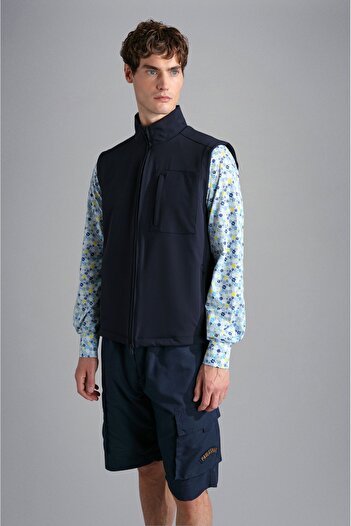 PAUL&SHARK Men's Knitted Gilet C.W. Polyester
