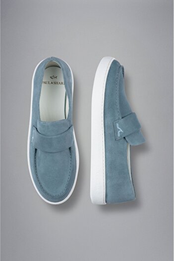 PAUL&SHARK MEN'S LEATHER MOCCASIN