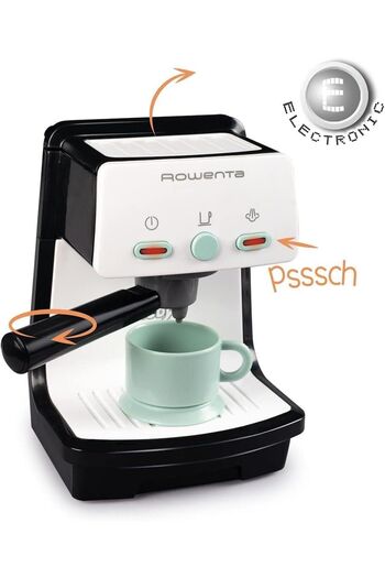 TOYFEST Işıklı ve Ses Efektli Oyuncak Espresso Kahve Makinesi