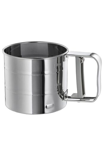 IKEA Flour Sieve Apparatus Practical Use Thin Sieve Diameter: 10.5 Cm Height: 9.5 Cm