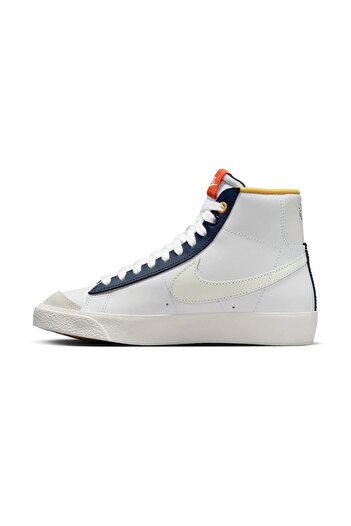 Nike Blazer Mid 77 G S Leather Sneaker Bilekli Krem Spor Ayakkabı