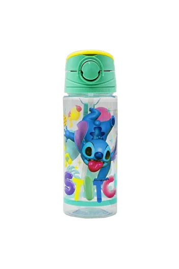 Stitch Turquoise 500 ml Licensed Flask with Straw - OTTO-42541
