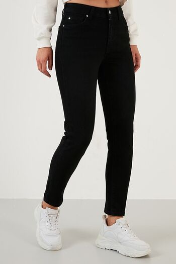 Lela Βαμβακερό Slim Fit Ψηλόμεσο Skinny Jeans Τζιν παντελόνι