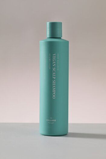 Village 11 Factory Vegan Deep Balance Scalp Shampoo 300g - Anti-Spill Vegan Shampoo