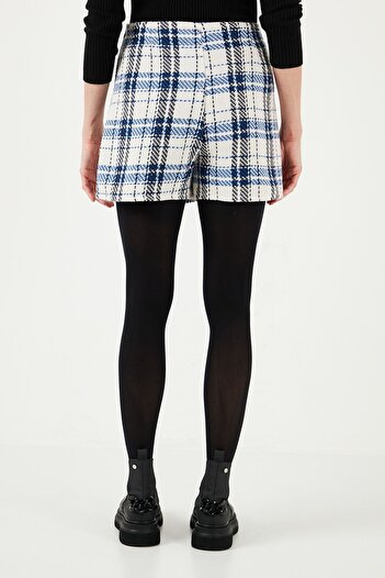Lela Regular Fit Χειμερινό Tweed Μίνι Σορτς Φούστα Σορτς Φούστα 611et0020