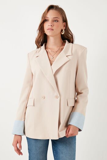 Lela Regular Fit Kruvaze Yaka Blazer Ceket  CEKET 611BC00025