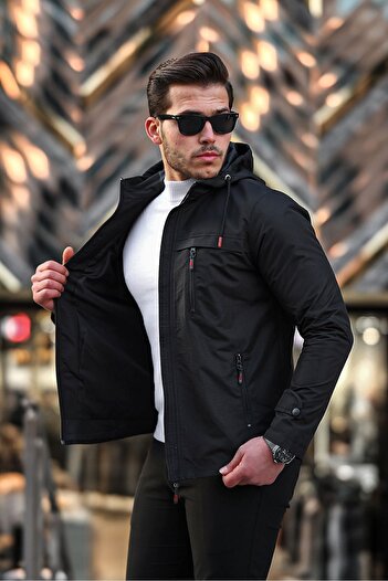 Boymen Men's Raincoat Water and Windproof