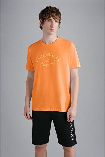 PAUL&SHARK ΑΝΔΡΙΚΟ ΠΛΕΚΤΟ T-SHIRT C.W. ΒΑΜΒΑΚΙ
