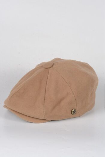 mercantoptan Peaky Blinders 8-Piece Winter Solid Color Cap Hat