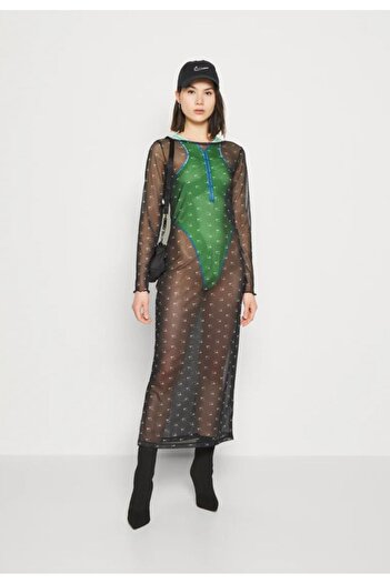 Nike Sportswear Air Printed Mesh Long-Sleeve Kadın Elbise CNG-STORE
