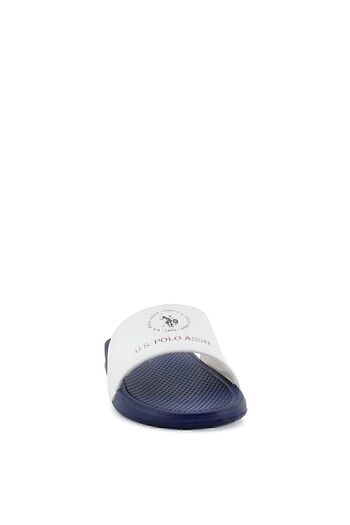 U.S. Polo Assn. ΒΑΣΗ. Ανδρικές παντόφλες POLO 101373124 3M Pearl 3FX Λευκές