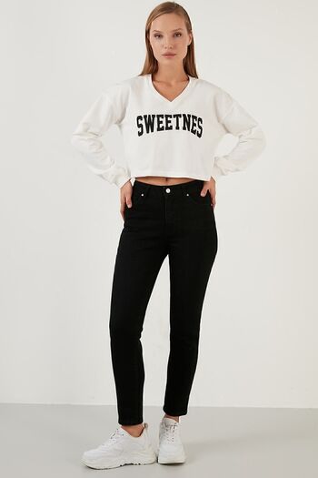Lela Βαμβακερό Slim Fit Ψηλόμεσο Skinny Jeans Τζιν παντελόνι