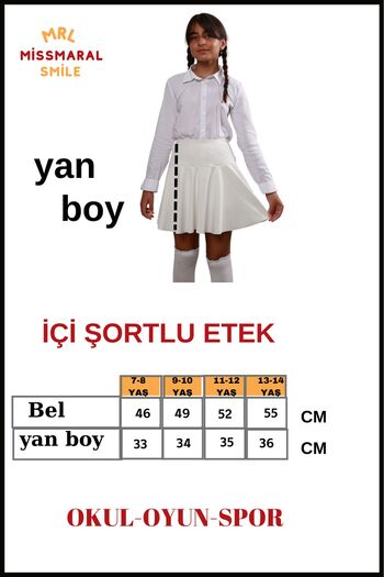 missmaral Girl's School Skirt - High Waist Shorts |   Learning & Play |   23 April Event Skirt