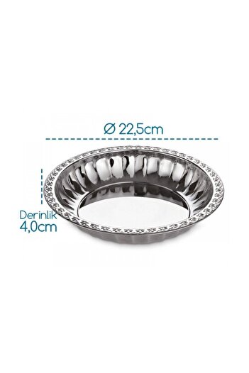 Abant Çelik Meyve Tabağı No:1 - 23 Cm