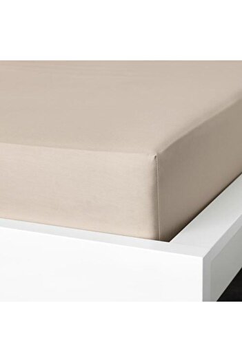 IKEA Nattjasmın Double Elastic Sheet, Light Beige